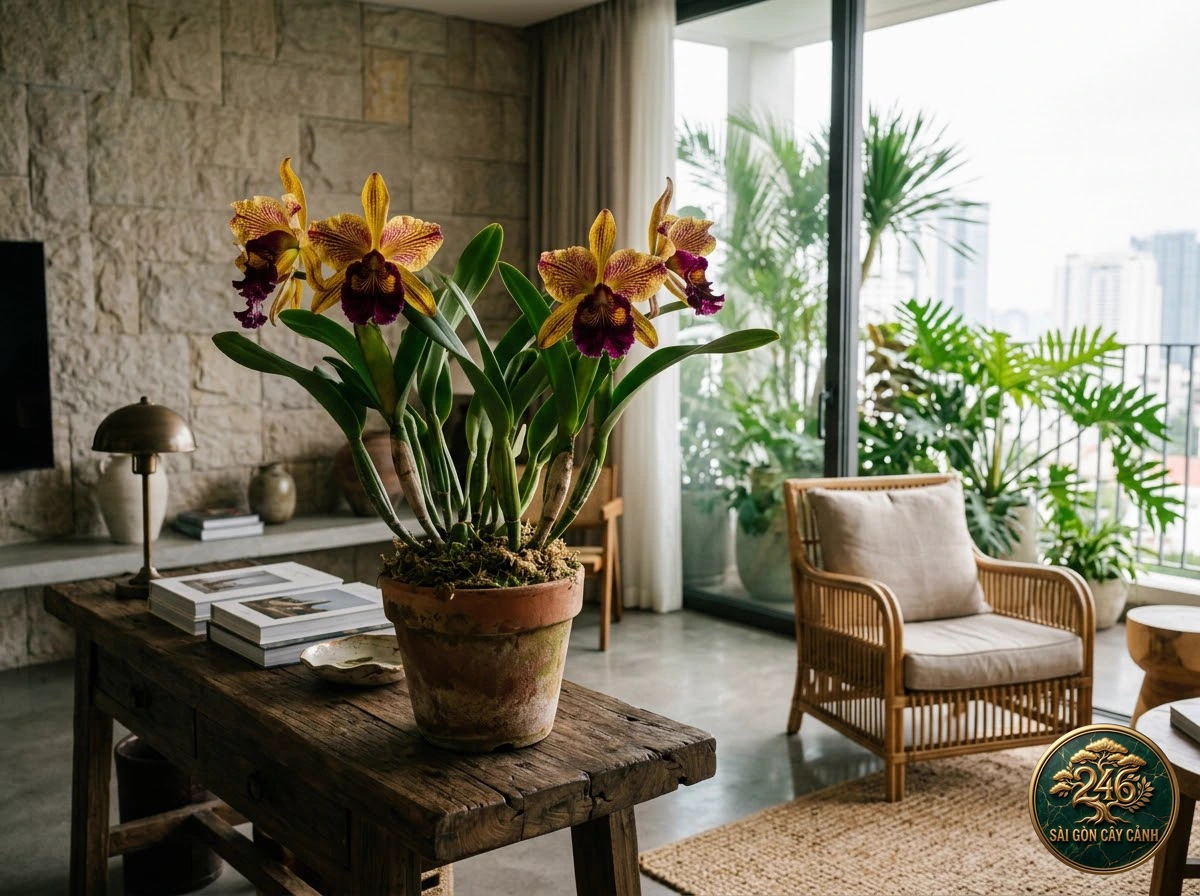 undefined (Cattleya dowiana) - Interior styling Saigon Cay Canh standard