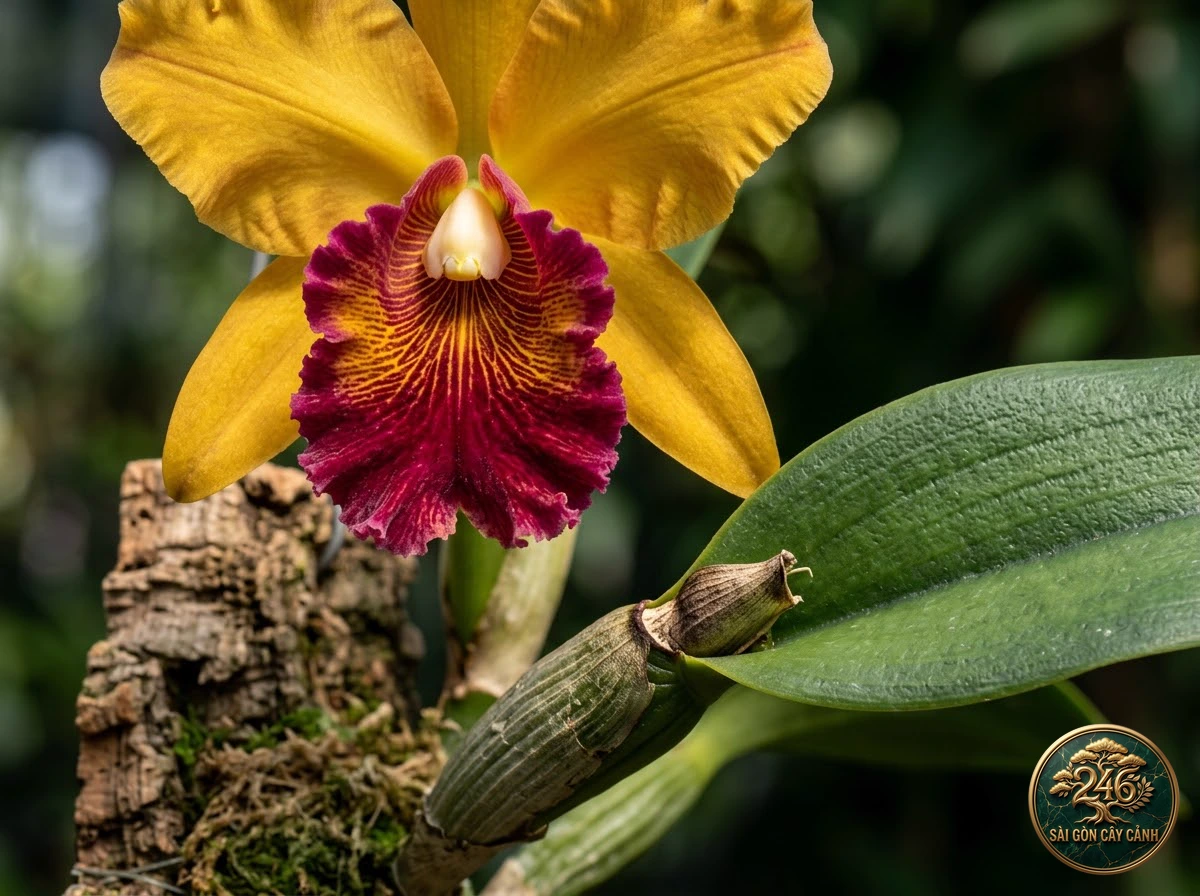 undefined (Cattleya dowiana) - Identification close-up Saigon Cay Canh standard