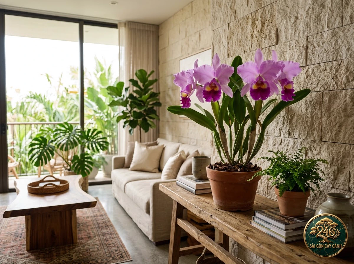undefined (Cattleya mendelii) - Ứng dụng không gian chuẩn Sài Gòn Cây Cảnh