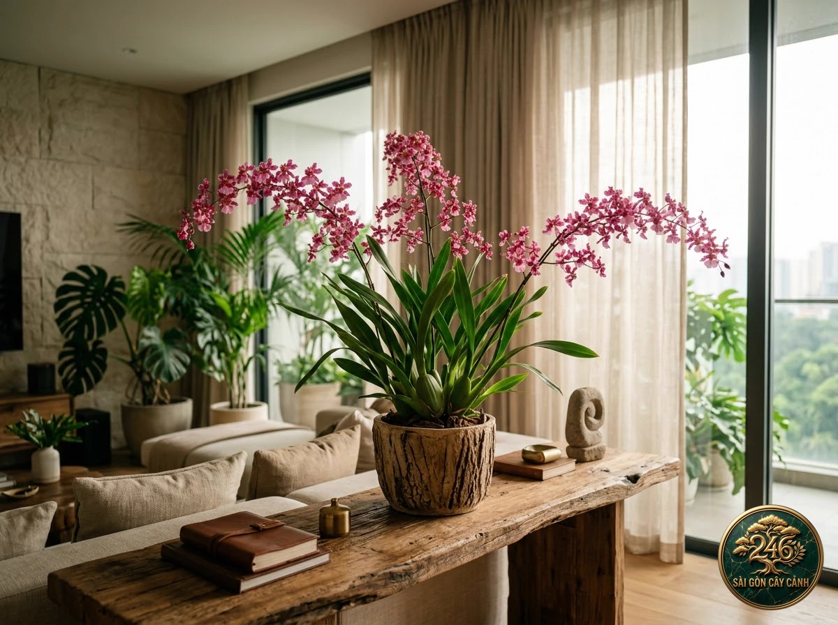 undefined (Oncidium ornithorhynchum) - Ứng dụng không gian chuẩn Sài Gòn Cây Cảnh