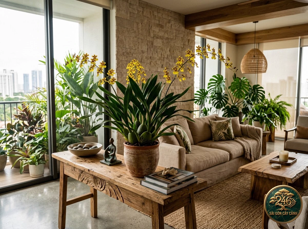 undefined (Oncidium ampliatum) - Interior styling Saigon Cay Canh standard