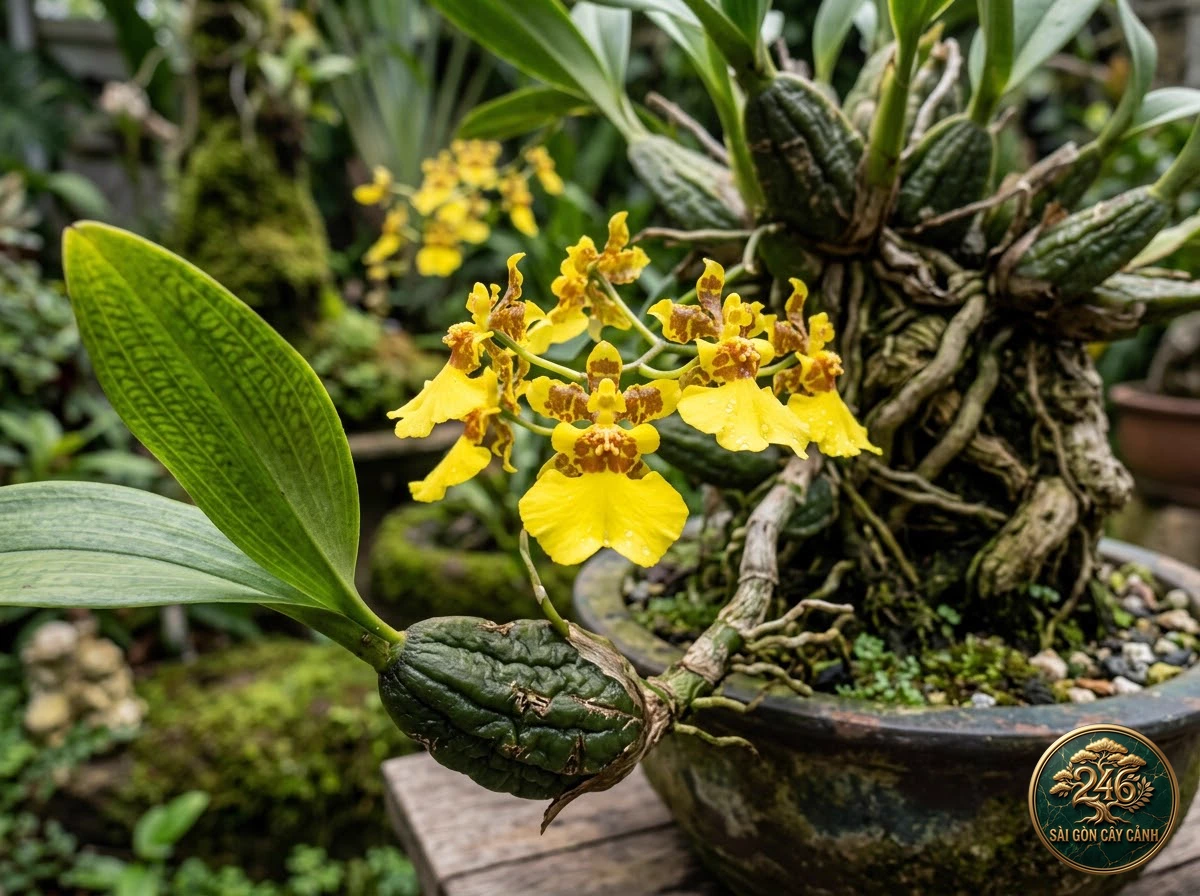 undefined (Oncidium ampliatum) - Identification close-up Saigon Cay Canh standard