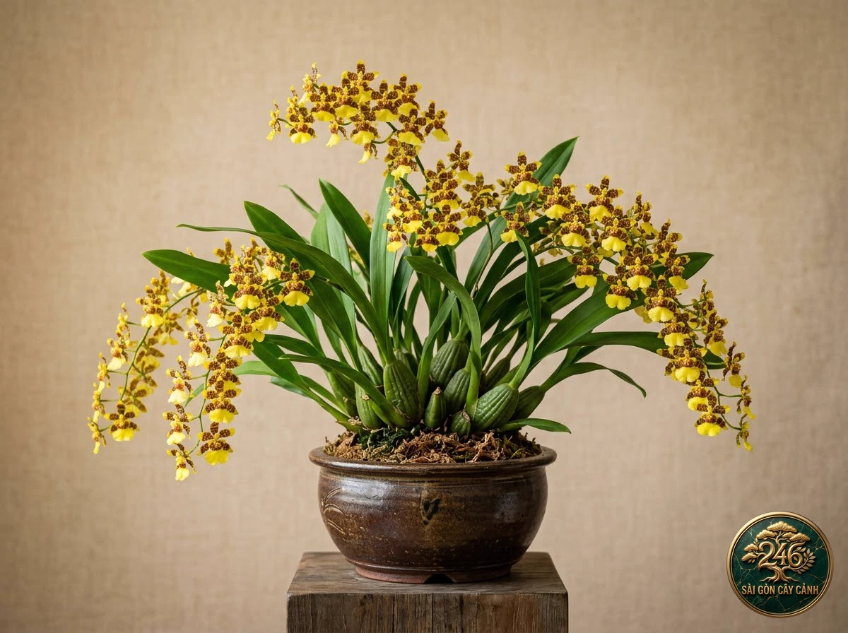 undefined (Oncidium ampliatum) - Chân dung hình thái chuẩn Sài Gòn Cây Cảnh