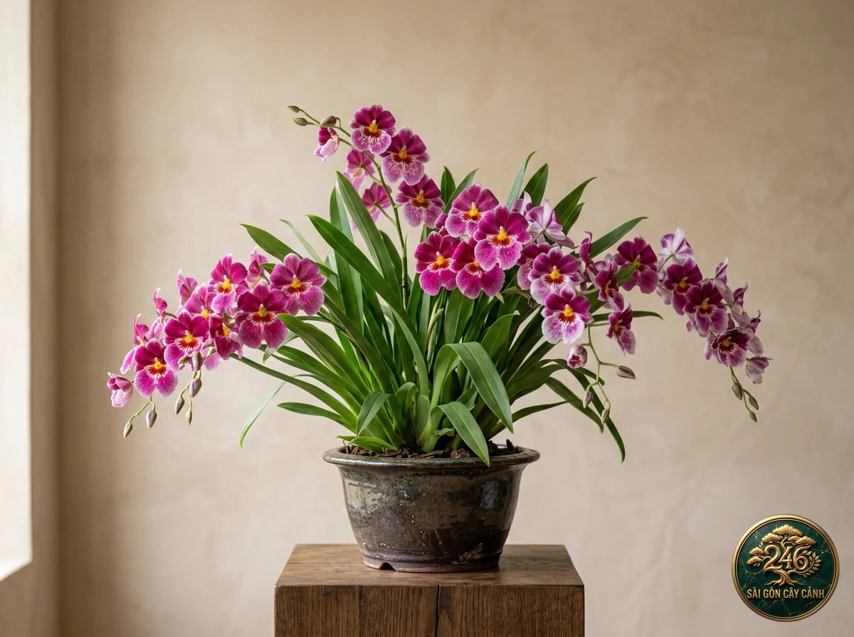 undefined (Miltoniopsis vexillaria) - Chân dung hình thái chuẩn Sài Gòn Cây Cảnh