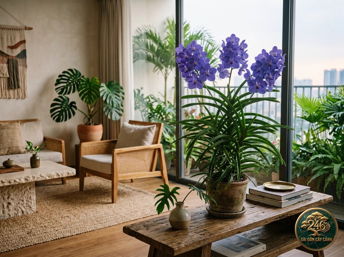 undefined (Vanda coerulea) - Interior styling Saigon Cay Canh standard