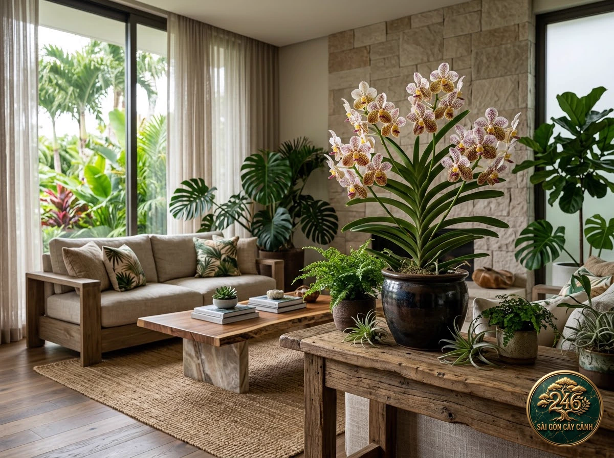 undefined (Vanda tricolor) - Interior styling Saigon Cay Canh standard