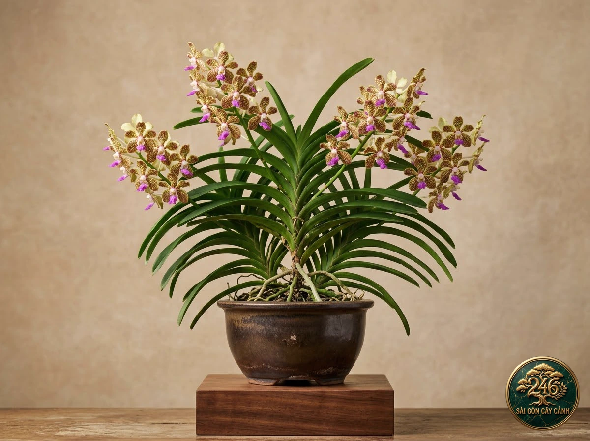 undefined (Vanda tricolor) - Chân dung hình thái chuẩn Sài Gòn Cây Cảnh