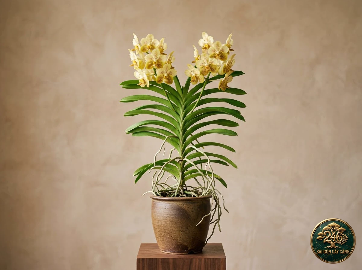 undefined (Vanda denisoniana) - Chân dung hình thái chuẩn Sài Gòn Cây Cảnh