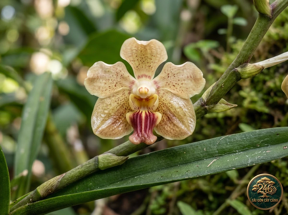 Dwarf vanda (Vanda pumila) - Identification close-up Saigon Cay Canh standard