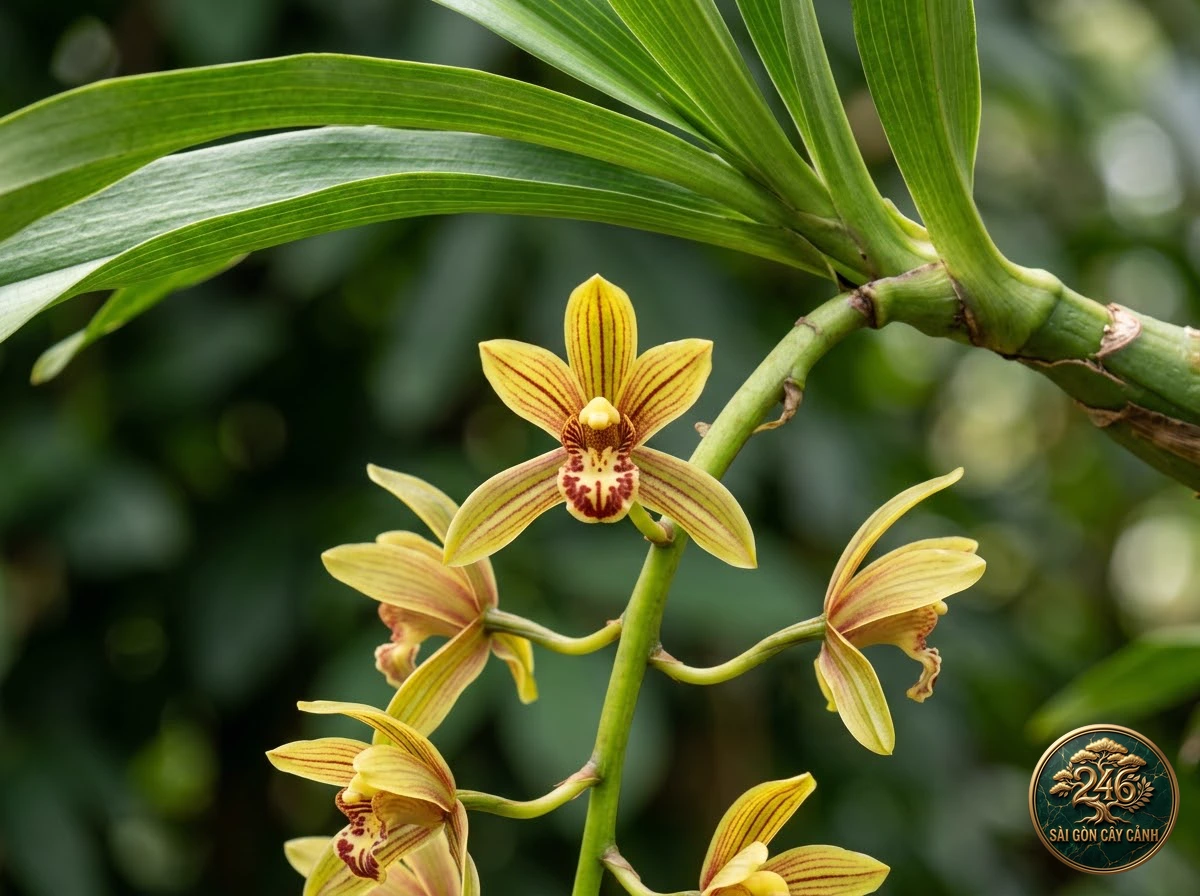 Finlayson's cymbidium (Cymbidium finlaysonianum) - Interior styling Saigon Cay Canh standard