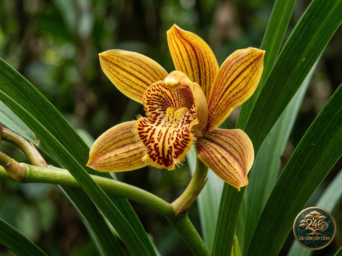 Iris-like cymbidium (Cymbidium iridioides) - Interior styling Saigon Cay Canh standard