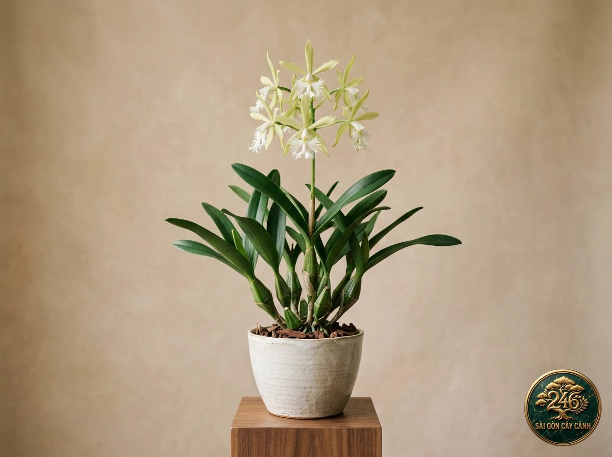 Lan thạch hộc cánh tua viền (Epidendrum ciliare) - Đặc điểm nhận diện chuẩn Sài Gòn Cây Cảnh
