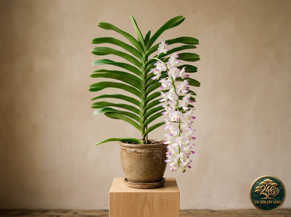 Lan giáng hương quế lan hương thơm (Aerides odorata) - Chân dung hình thái chuẩn Sài Gòn Cây Cảnh