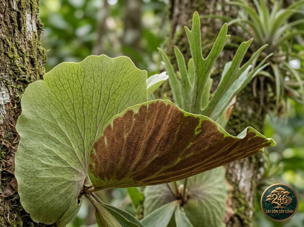 Cây ổ rồng sừng hoẵng châu phi (Platycerium alcicorne) - Đặc điểm nhận diện chuẩn Sài Gòn Cây Cảnh
