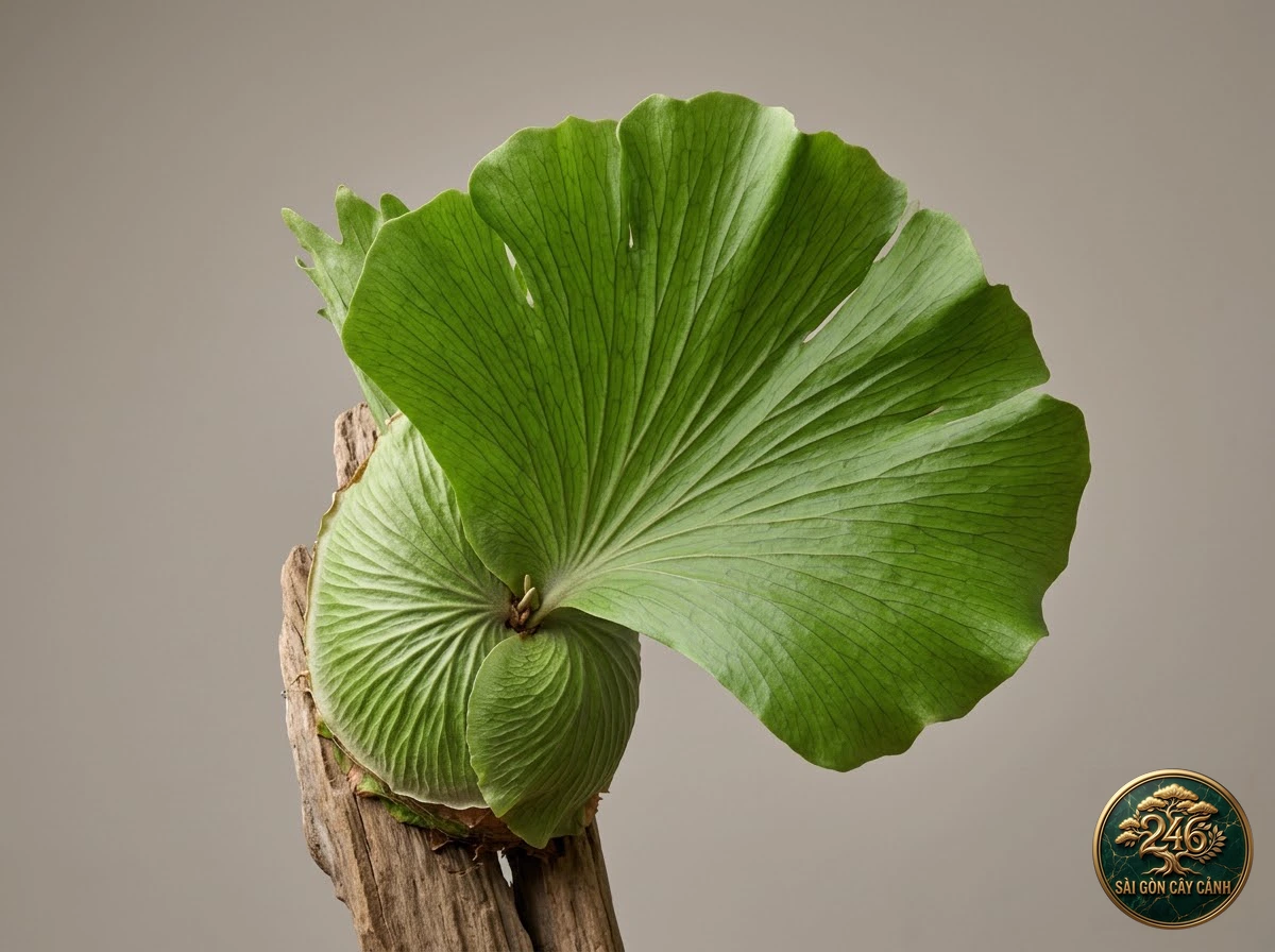 Cây ổ rồng sừng hoẵng châu phi (Platycerium alcicorne) - Chân dung hình thái chuẩn Sài Gòn Cây Cảnh