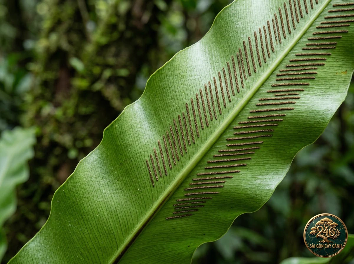 Cây dương xỉ tổ chim cổ đại (Asplenium antiquum) - Ứng dụng không gian chuẩn Sài Gòn Cây Cảnh