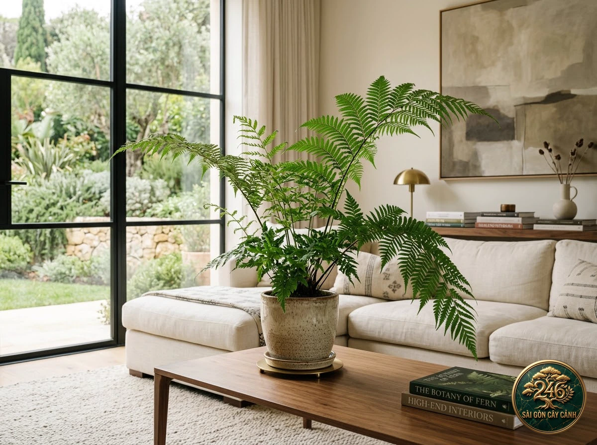Norfolk island spleenwort (Asplenium dimorphum) - Interior styling Saigon Cay Canh standard