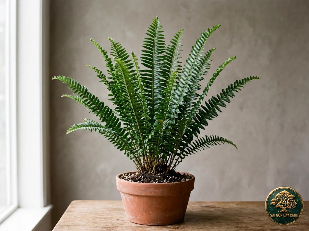 Cây dương xỉ kimberley nữ hoàng (Nephrolepis obliterata) - Đặc điểm nhận diện chuẩn Sài Gòn Cây Cảnh