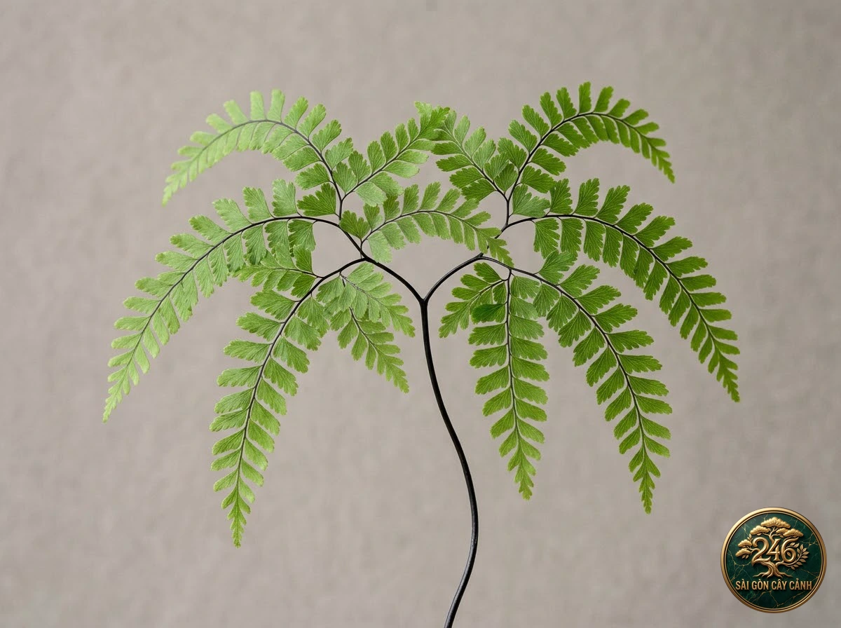 Cây dương xỉ năm ngón chân chim (Adiantum pedatum) - Đặc điểm nhận diện chuẩn Sài Gòn Cây Cảnh