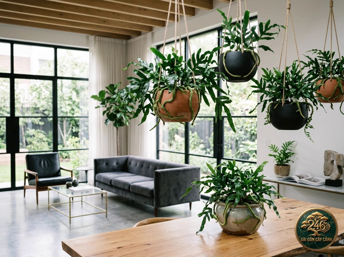 Kangaroo fern (Microsorum diversifolium) - Interior styling Saigon Cay Canh standard