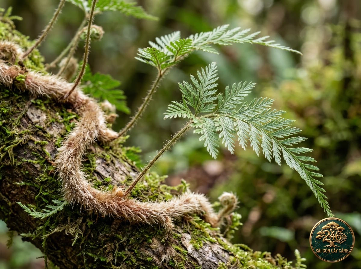 Cây dương xỉ lông tơ mềm mại (Davallia trichomanoides) - Ứng dụng không gian chuẩn Sài Gòn Cây Cảnh
