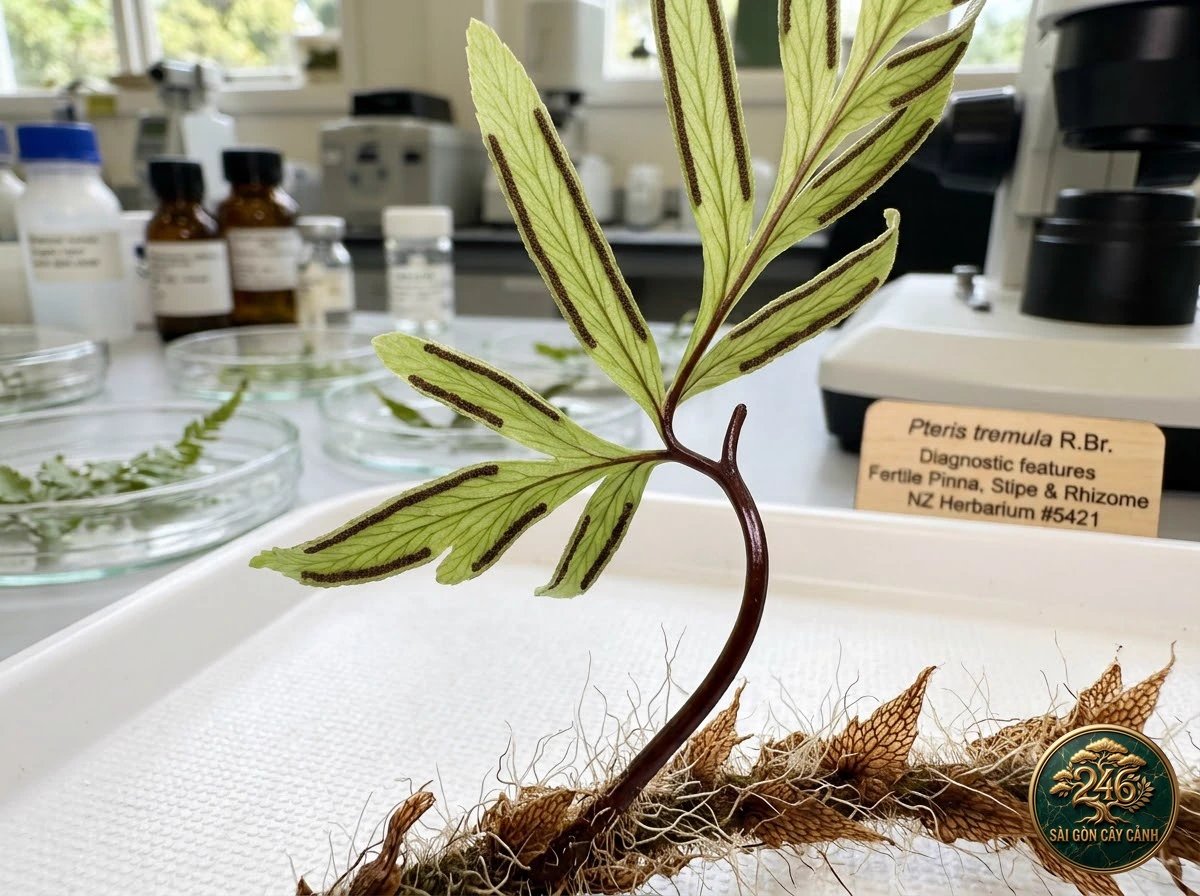 Cây dương xỉ run rẩy bờ rào úc (Pteris tremula) - Ứng dụng không gian chuẩn Sài Gòn Cây Cảnh