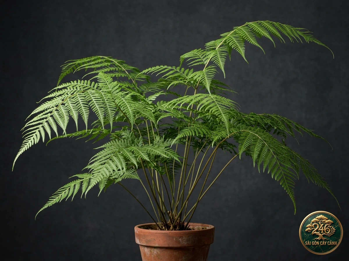 Cây dương xỉ run rẩy bờ rào úc (Pteris tremula) - Đặc điểm nhận diện chuẩn Sài Gòn Cây Cảnh
