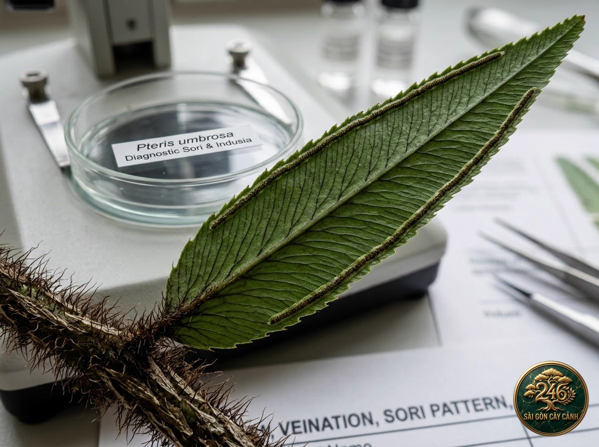 Cây dương xỉ bóng râm lá mác (Pteris umbrosa) - Ứng dụng không gian chuẩn Sài Gòn Cây Cảnh