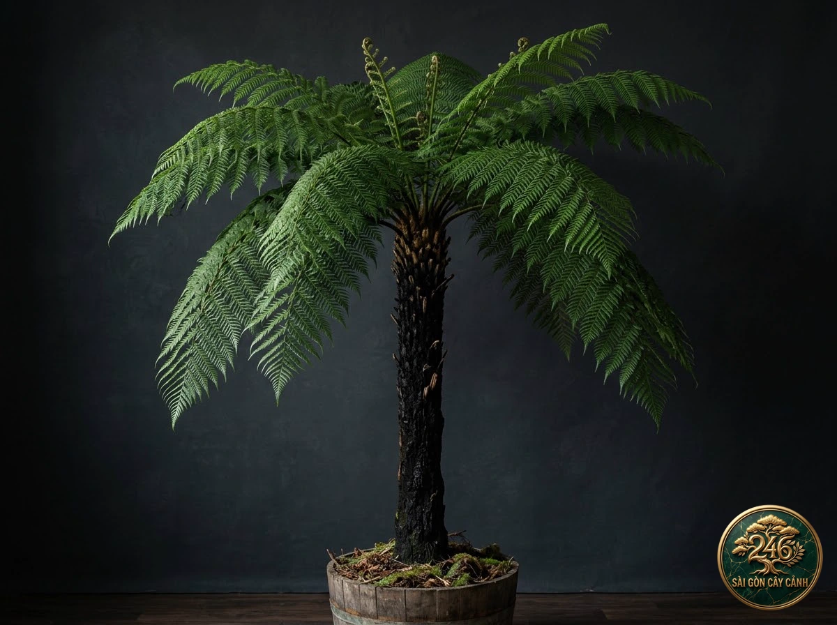 Cây dương xỉ thân gỗ đen mamaku (Cyathea medullaris) - Đặc điểm nhận diện chuẩn Sài Gòn Cây Cảnh