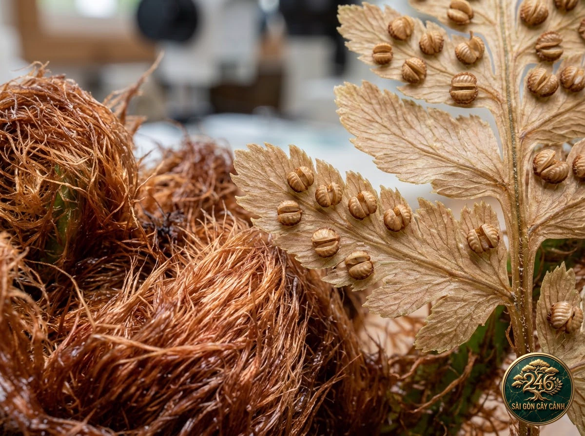 Soft tree fern (Dicksonia antarctica) - Interior styling Saigon Cay Canh standard