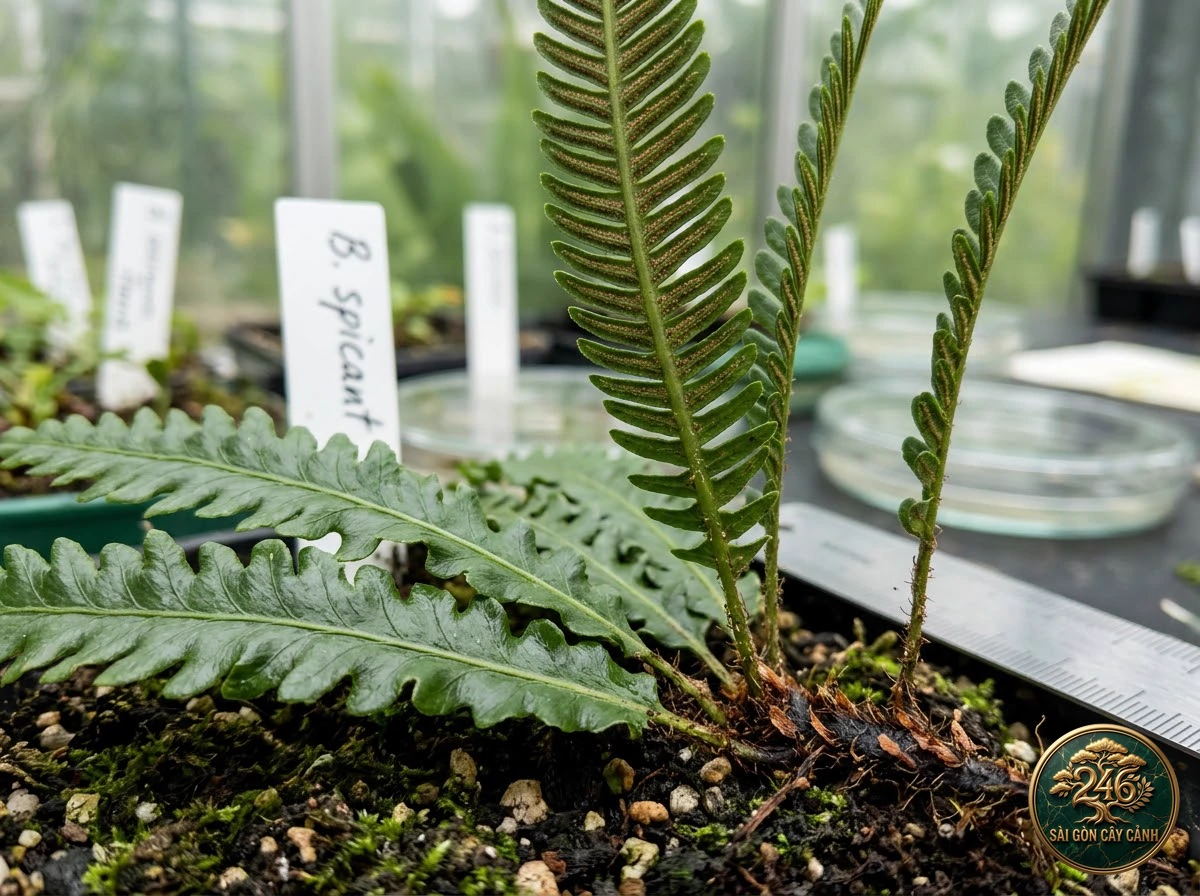 Deer fern (Blechnum spicant) - Interior styling Saigon Cay Canh standard