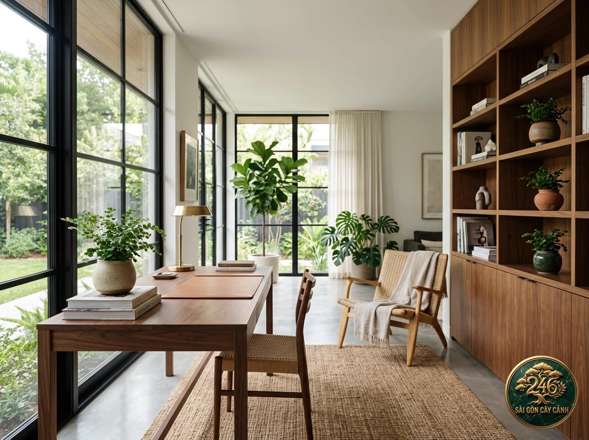 Button fern (Pellaea rotundifolia) - Interior styling Saigon Cay Canh standard