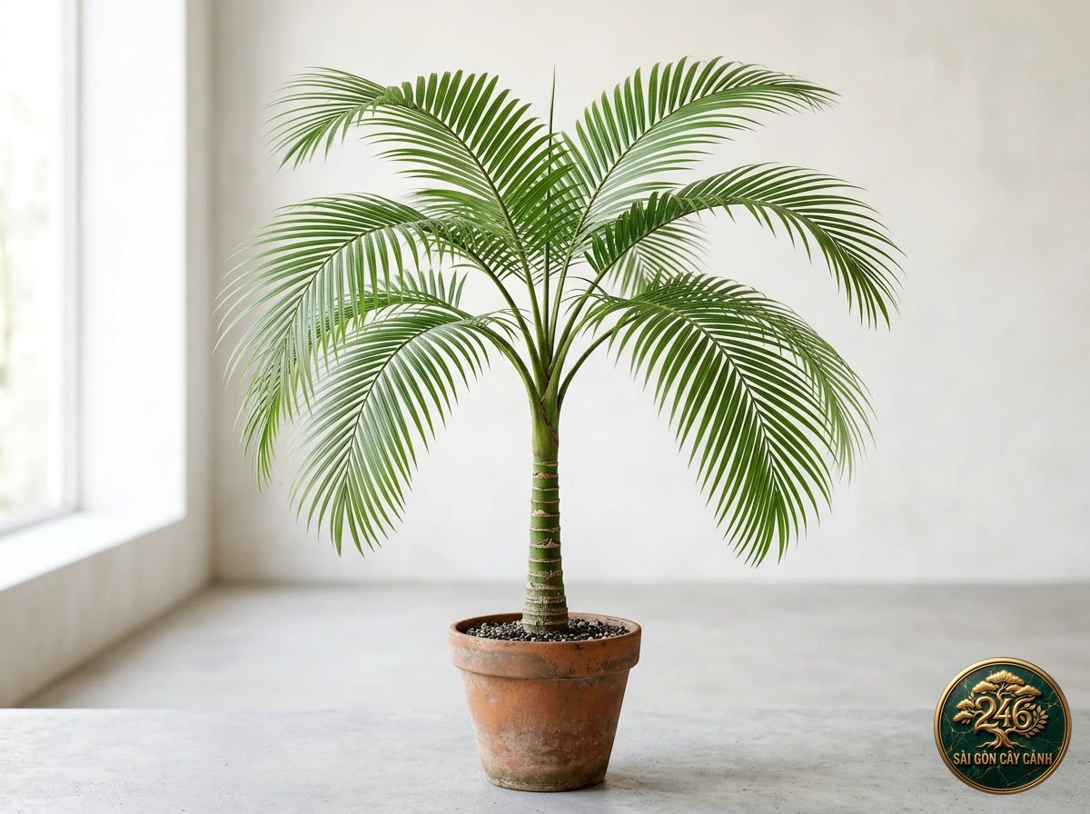 Cau đường mía mía kiểng (Dypsis baronii) - Chân dung hình thái chuẩn Sài Gòn Cây Cảnh