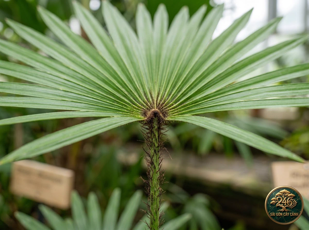 Cây mật cật nhiều thùy xoè quạt (Rhapis multifida) - Đặc điểm nhận diện chuẩn Sài Gòn Cây Cảnh