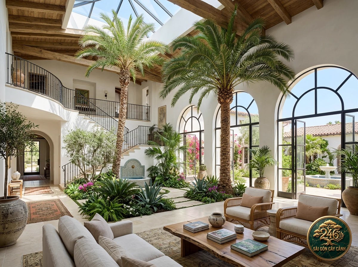 True date palm (Phoenix dactylifera) - Interior styling Saigon Cay Canh standard