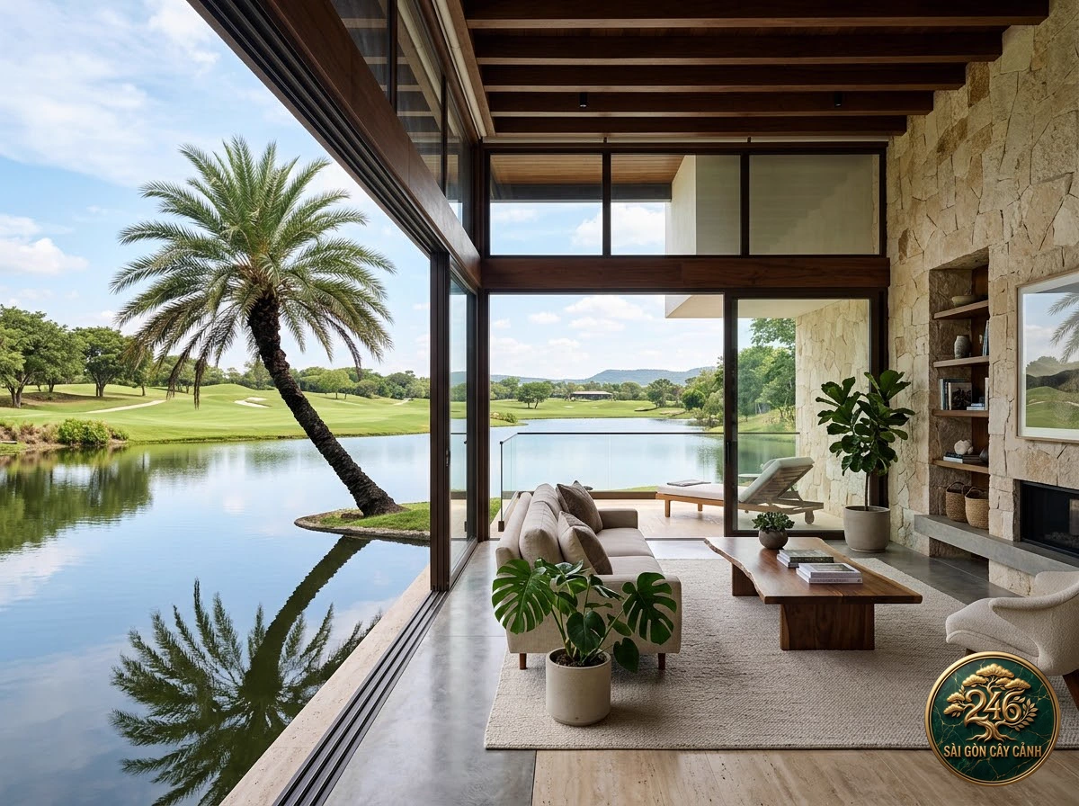 Senegal date palm (Phoenix reclinata) - Interior styling Saigon Cay Canh standard
