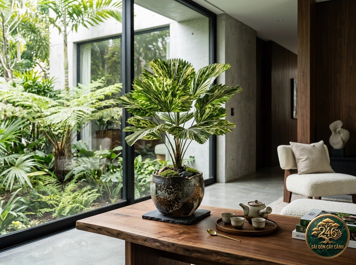 Map palm (Licuala mattanensis) - Interior styling Saigon Cay Canh standard