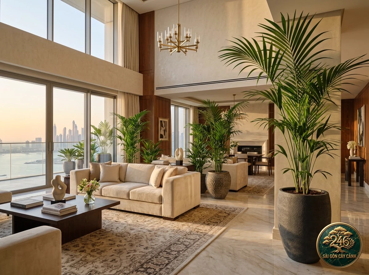 Kentia palm (Howea forsteriana) - Interior styling Saigon Cay Canh standard