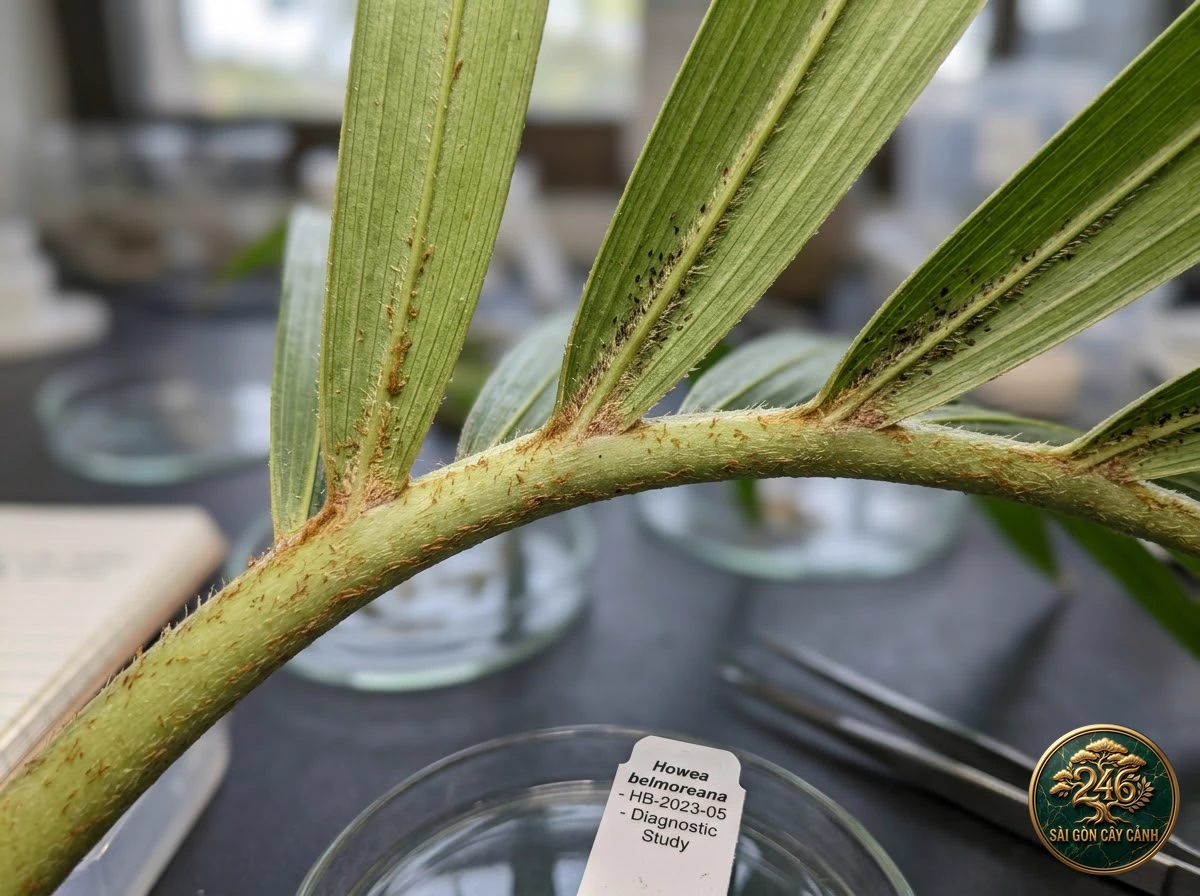 Cây cọ xoăn lượn belmore (Howea belmoreana) - Đặc điểm nhận diện chuẩn Sài Gòn Cây Cảnh