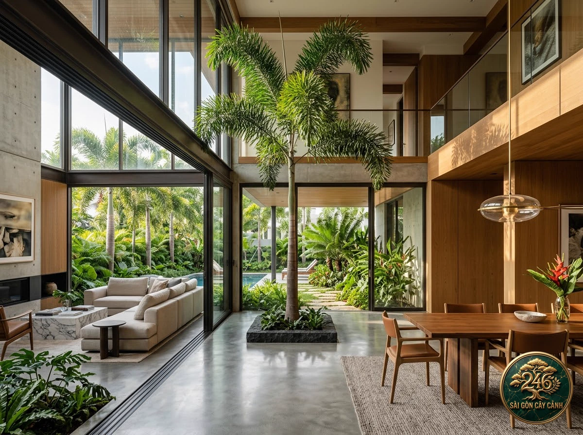 Foxtail palm (Wodyetia bifurcata) - Interior styling Saigon Cay Canh standard