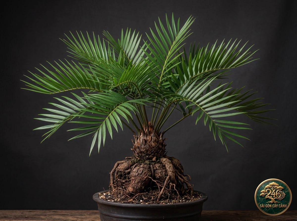Cây cọ coontie rễ nón ngọc bích (Zamia integrifolia) - Chân dung hình thái chuẩn Sài Gòn Cây Cảnh