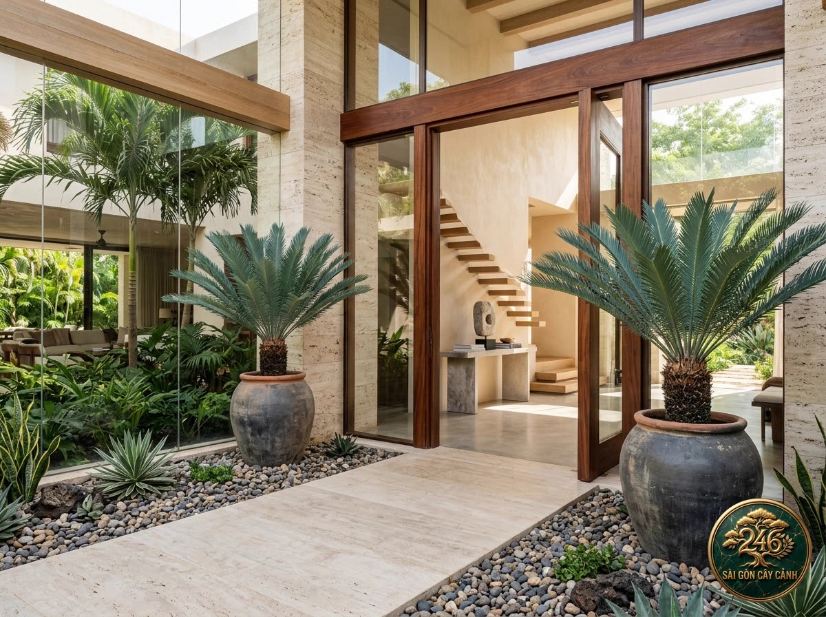 Chestnut cycad (Dioon edule) - Interior styling Saigon Cay Canh standard