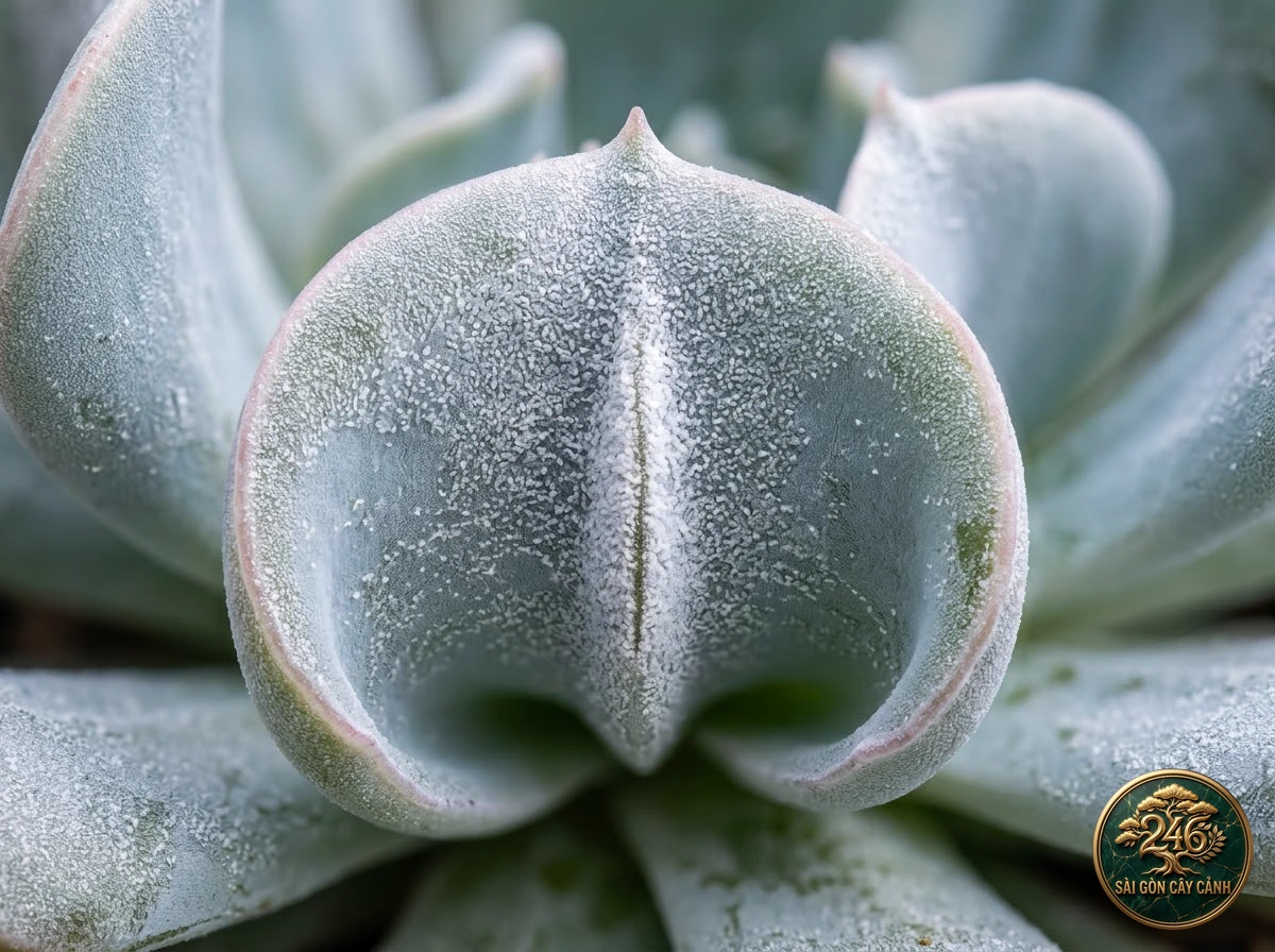 Sen đá vòi voi lá xoắn bạc (Echeveria runyonii) - Đặc điểm nhận diện chuẩn Sài Gòn Cây Cảnh