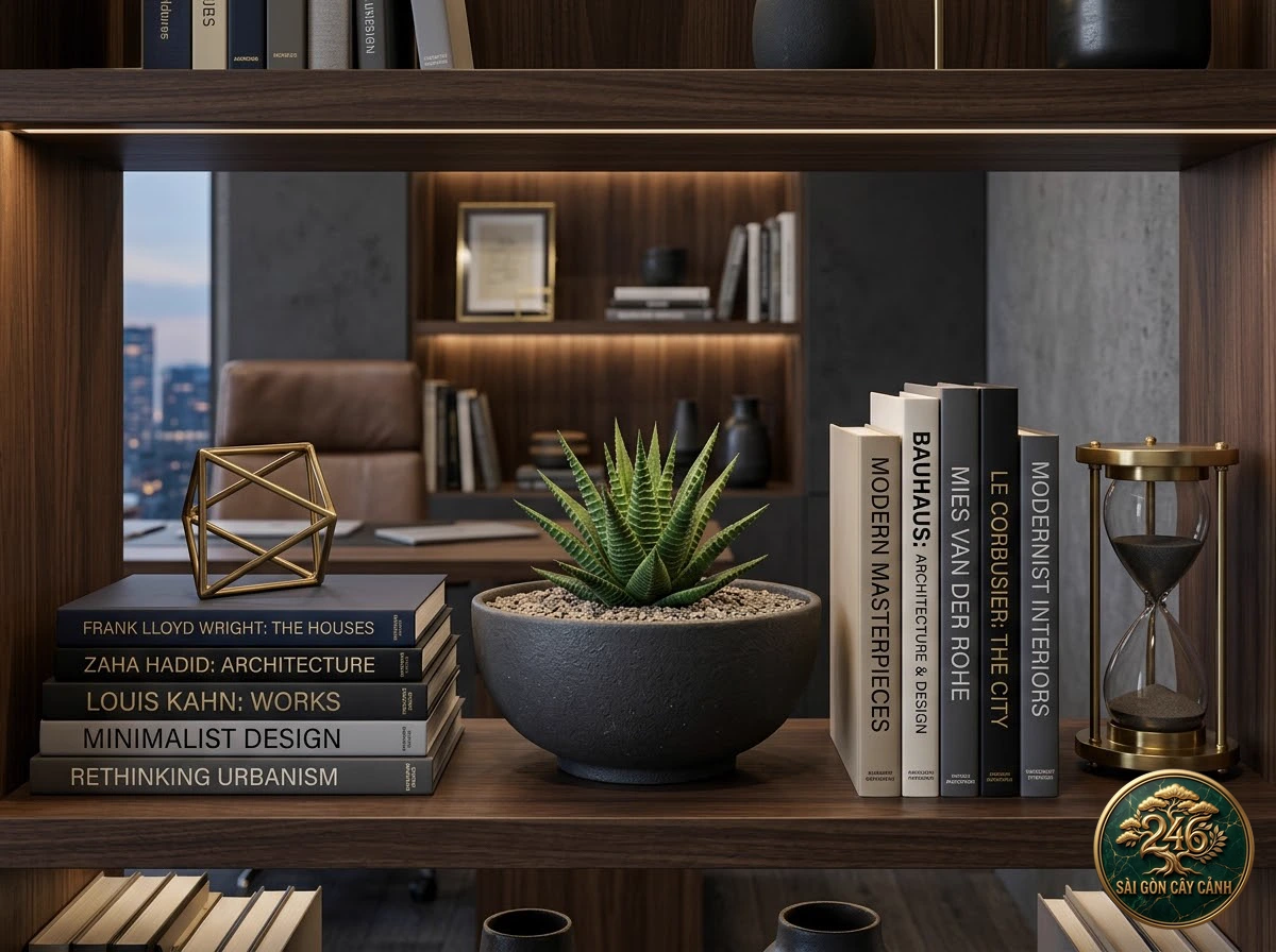 Jade plant (Crassula ovata) - Interior styling Saigon Cay Canh standard