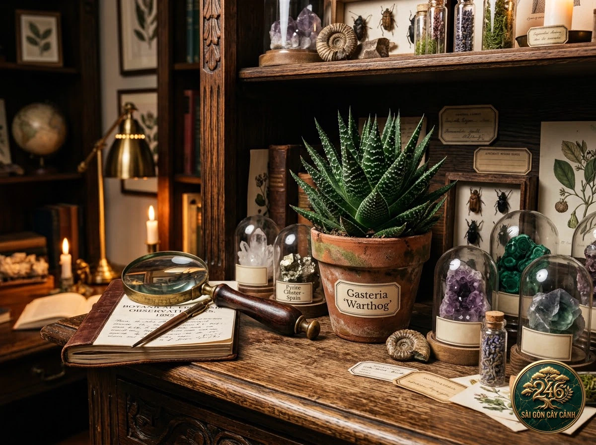 Silver dollar plant (Crassula arborescens) - Interior styling Saigon Cay Canh standard
