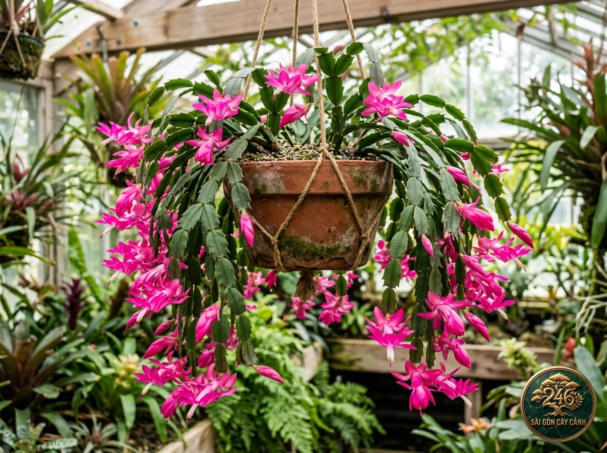 Sen đá chuỗi tiền xu xâu chuỗi (Crassula perforata) - Đặc điểm nhận diện chuẩn Sài Gòn Cây Cảnh