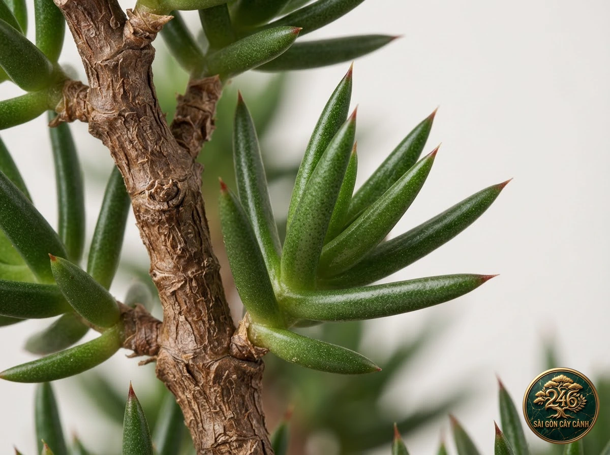 Botanical photo of Miniature pine tree: Identification close-up