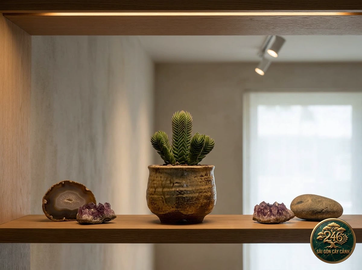 Botanical photo of Pyramidal crassula: Interior styling