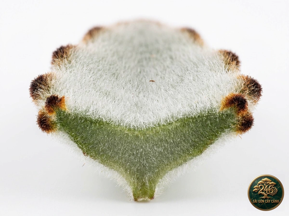 Botanical photo of Panda plant: Identification close-up