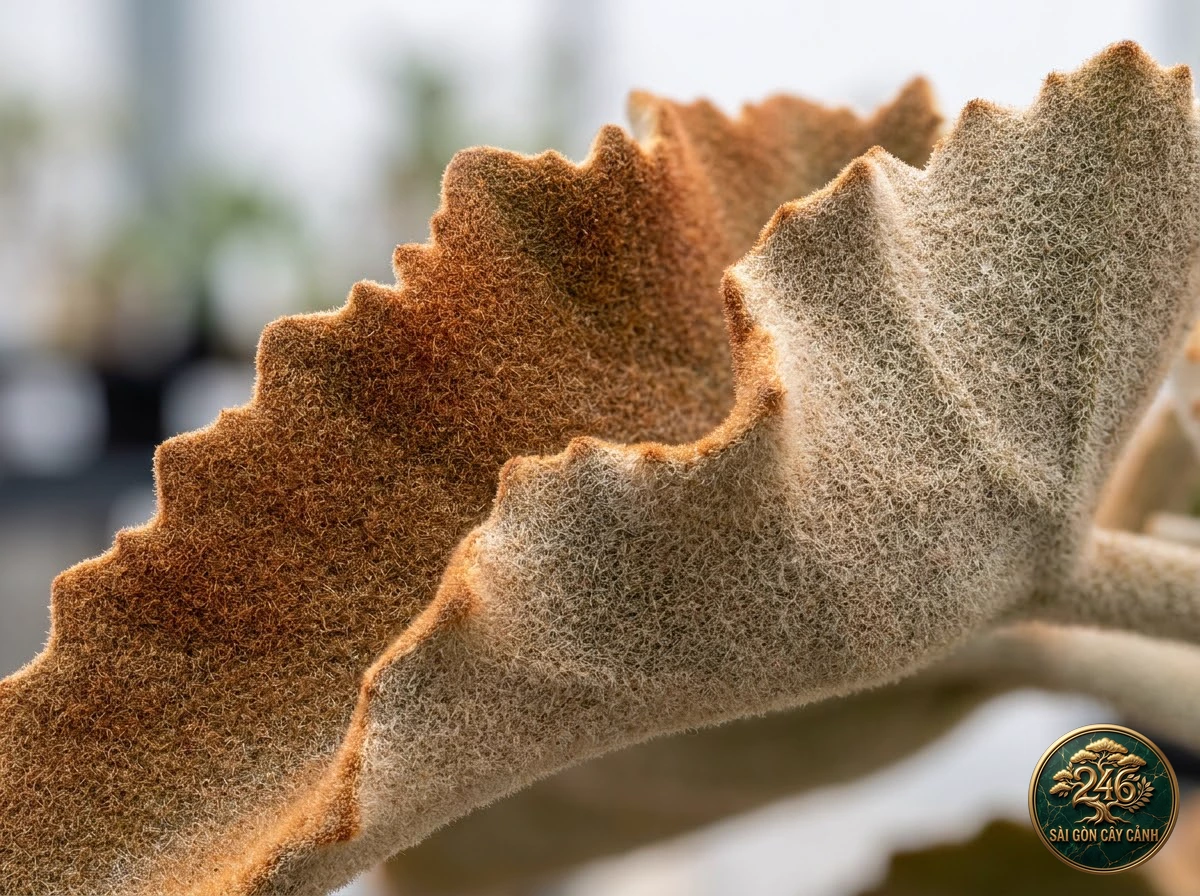 Botanical photo of Felt plant: Identification close-up